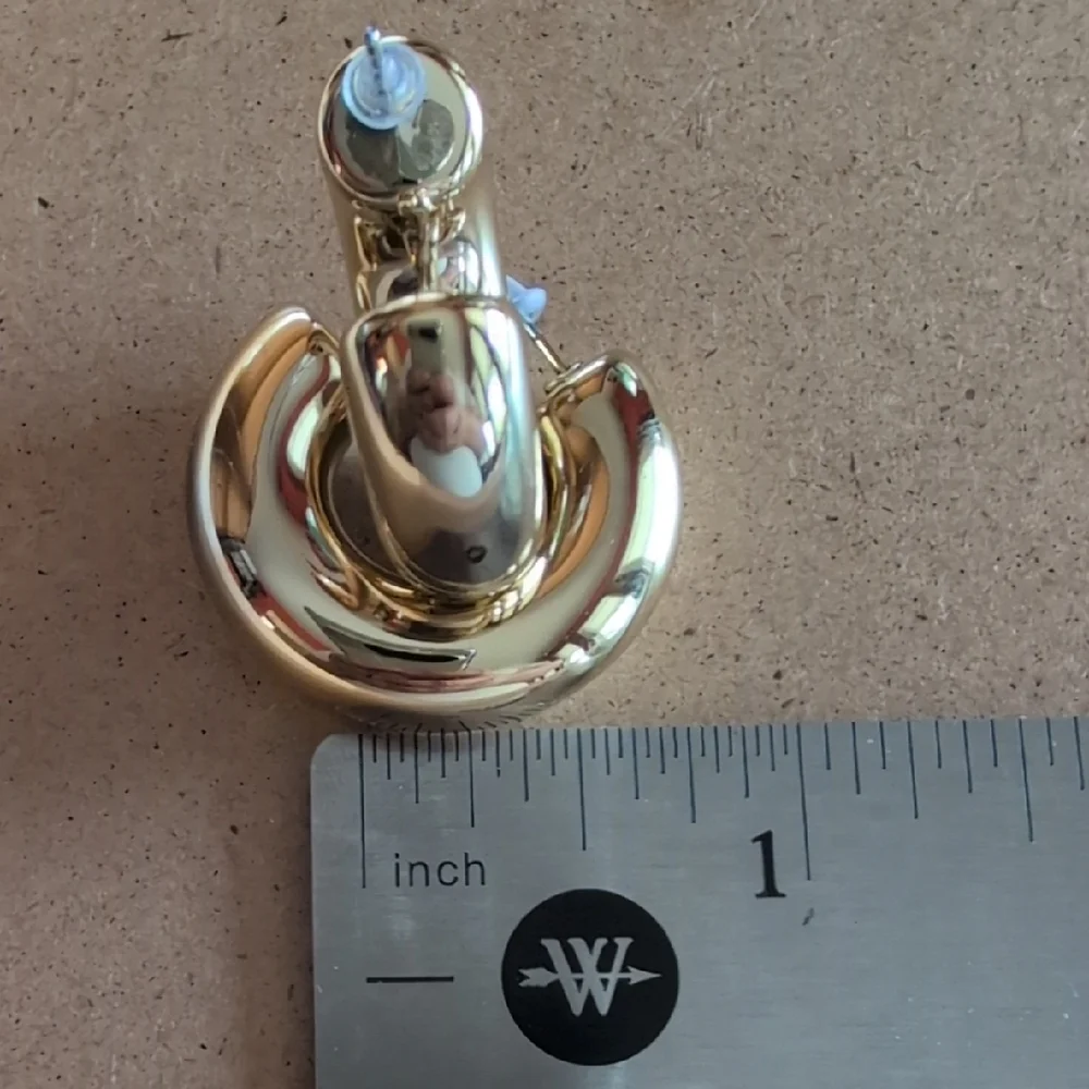 N/A crescent earrings